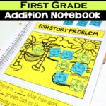1st Grade Math Notebook: Addition - Lucky Little Learners