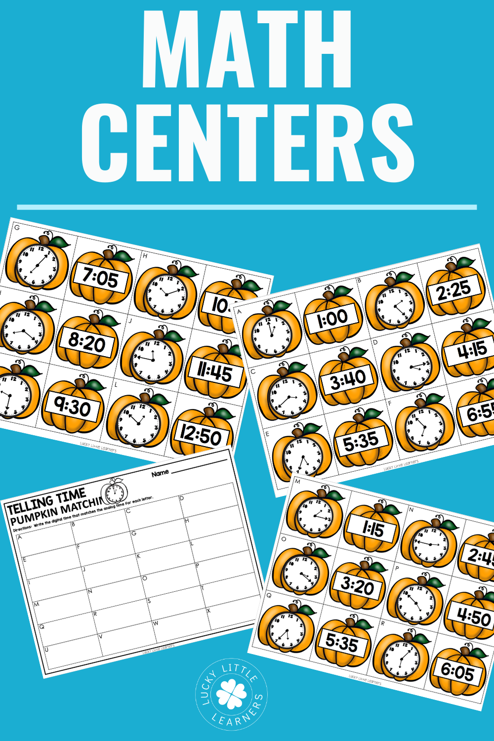 2nd Grade Math Centers Bundle - Lucky Little Learners