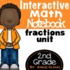 Fractions, Measurement, & Place Value Second Grade Math Notebook Bundle ...