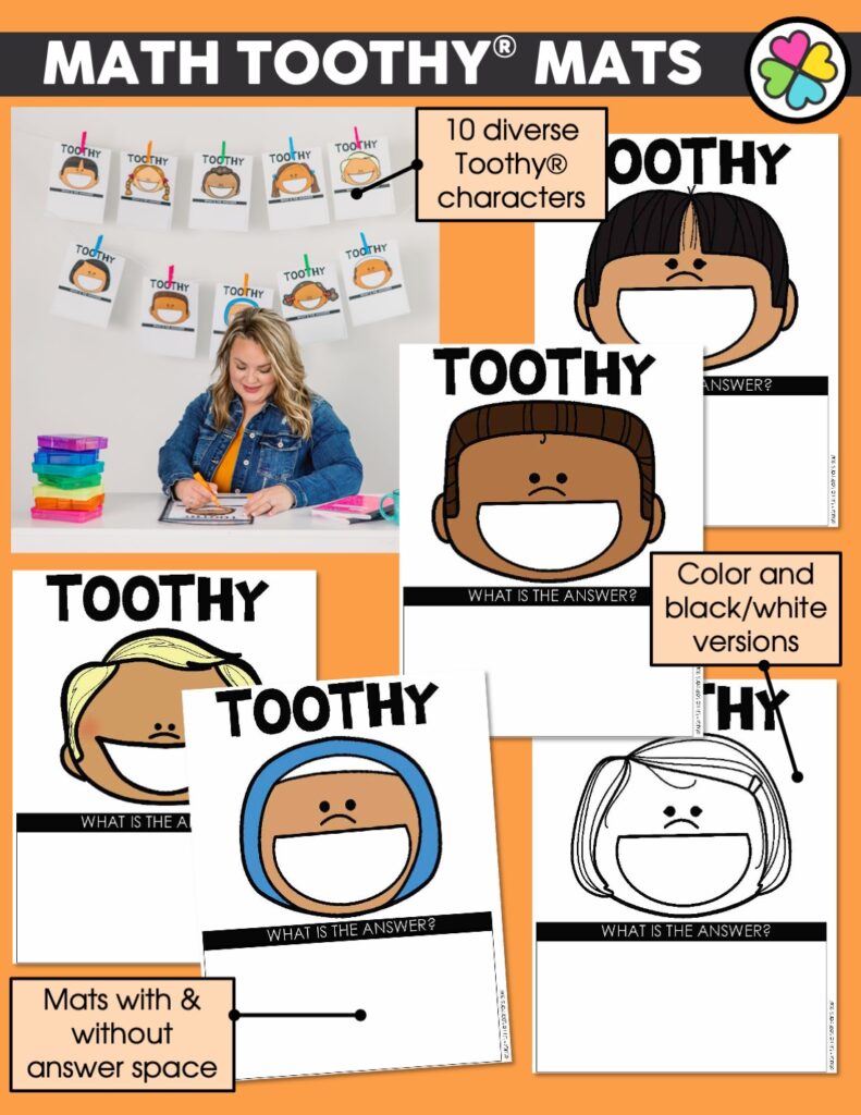 Math Toothy® Bundle for 1st and 2nd Grade - Lucky Little Learners