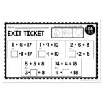 1st Grade Exit Tickets - Operations & Algebraic Thinking - 1.OA B.3 ...