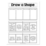 1st Grade Math Notebook - Geometry - Draw a Shape - Lucky Little Learners