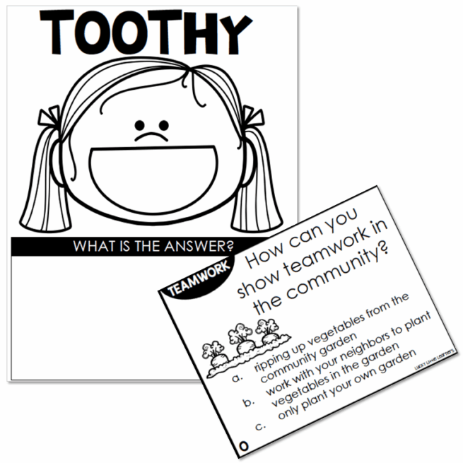 Toothy - Social Emotional Learning - 1st and 2nd Grade - Teamwork ...