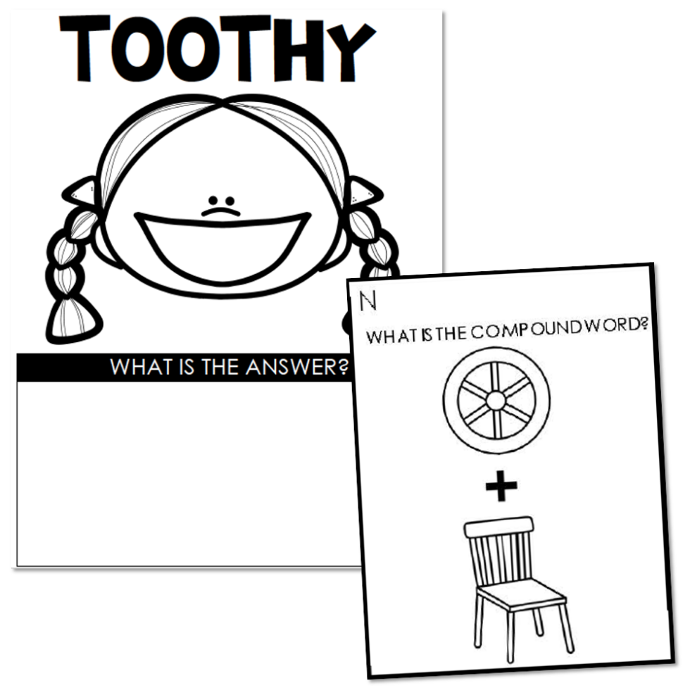 Toothy - Grammar - 2nd and 3rd Grade - Compound Words - Lucky Little ...