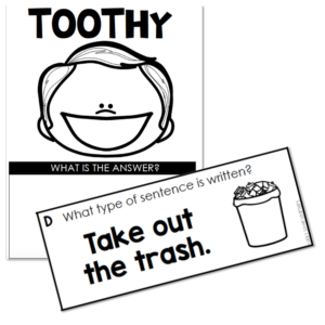 Toothy - Grammar - 2nd and 3rd Grade - Types of Sentences - Lucky ...