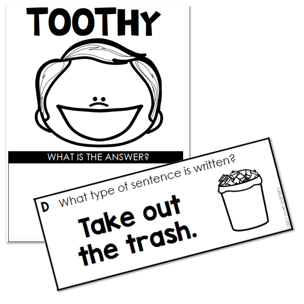 Toothy - Grammar - 2nd and 3rd Grade - Types of Sentences - Lucky ...