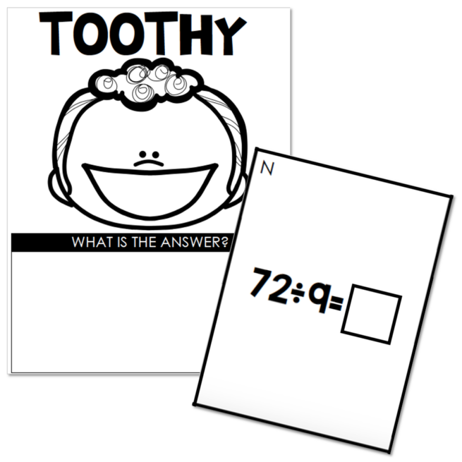 Toothy - Math - 3rd Grade - Division - Lucky Little Learners