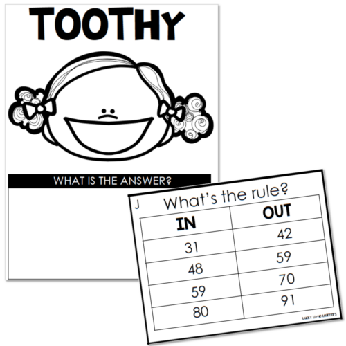 Toothy Math Tpt Toothy - Math - 3rd Grade - Patterns on an Addition Chart - Lucky ...