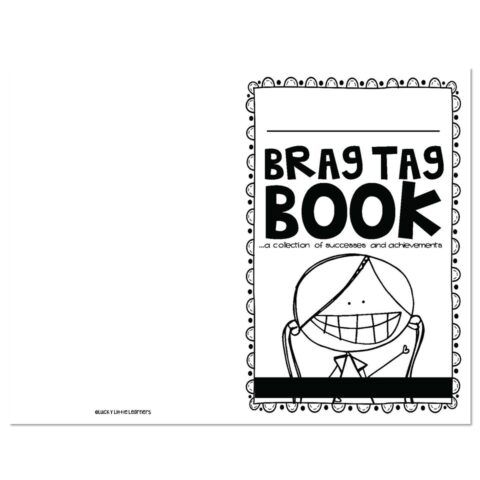 Brag Tag Book - Brag Tag Book Covers - Lucky Little Learners