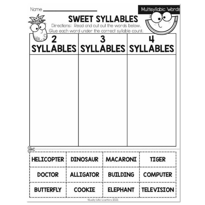 summer-early-finishers-2nd-grade-ela-multisyllabic-words-sweet-sentences-lucky-little-learners