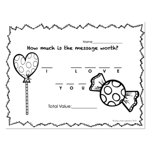 Valentine Money Messages - Page 2