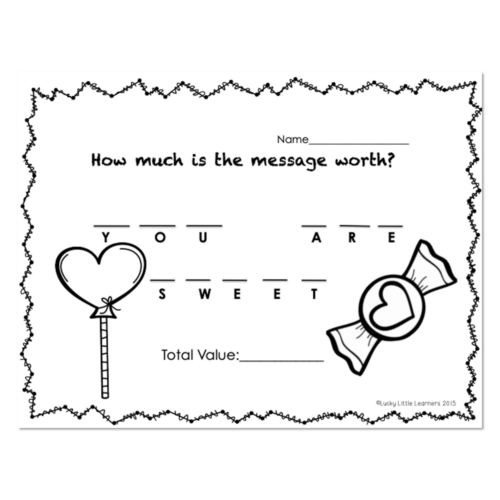 Valentine Money Messages - Page 3