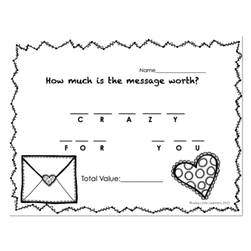 Valentine Money Messages - Page 4