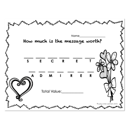 Valentine Money Messages - Page 6