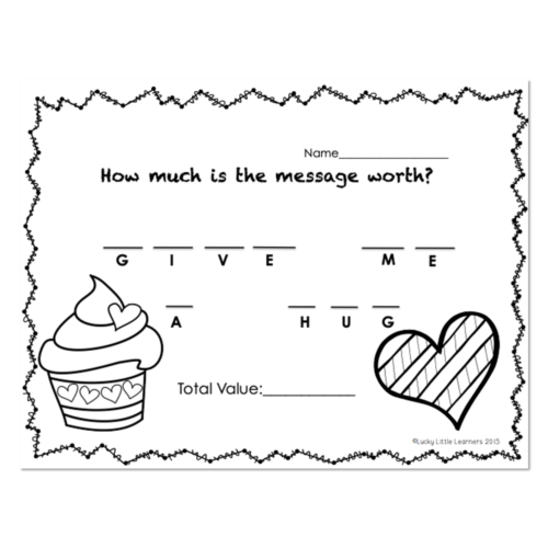 Valentine Money Messages - Page 7