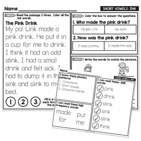 Numberless Word Problems - Separating - Start Unknown - Poster - Lucky ...