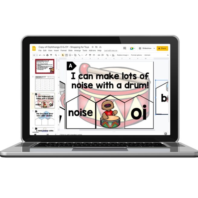 Digital - 2nd Grade Phonics Center - Diphthongs OI and OY - Lucky ...