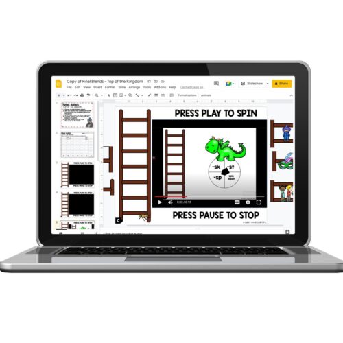 Digital - 2nd Grade Phonics Center - Final Blends - Lucky Little Learners