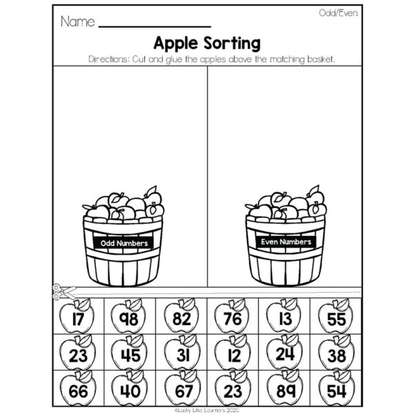 2nd Grade Math Worksheets - Operations and Algebraic Thinking - Odd and ...
