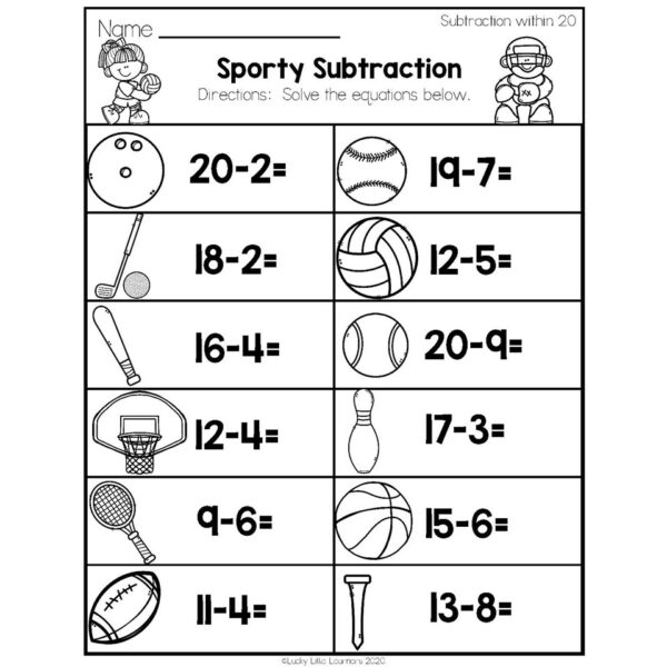 2nd Grade Math Worksheets - Operations and Algebraic Thinking ...