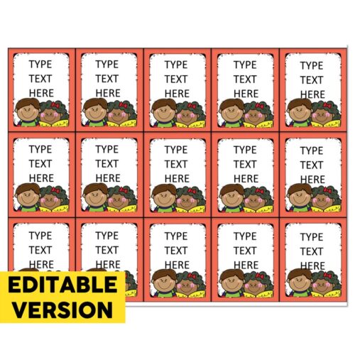 Editable - Brag Tags - Kids - Version 18 - Lucky Little Learners