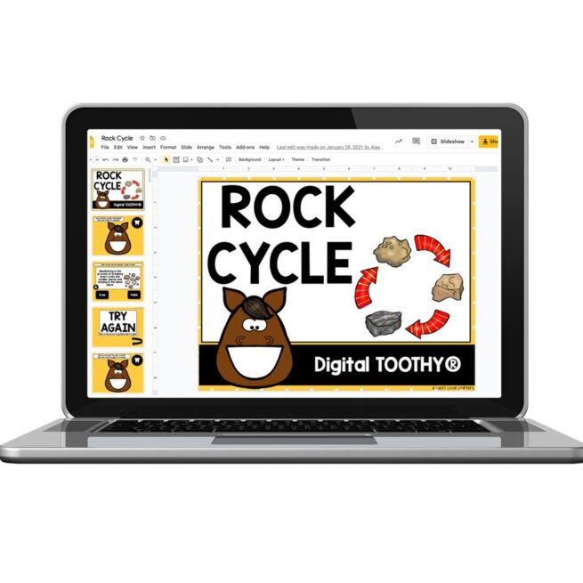 Digital Toothy - Science - 2nd Grade - Rock Cycle - Lucky Little Learners
