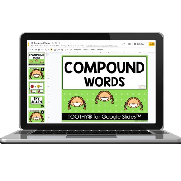 Digital Toothy - ELA - Kindergarten - Compound Words - Lucky Little ...