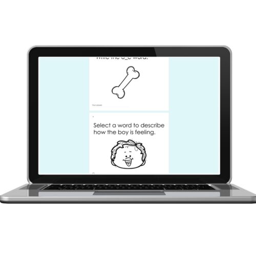 Digital 1st Grade Spiral ELA - Week 18 - Day 4 - Lucky Little Learners