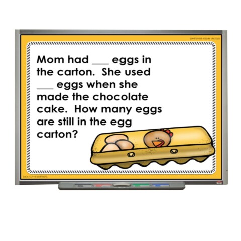 Digital Numberless Word Problems - Separating Slides - Lucky Little ...