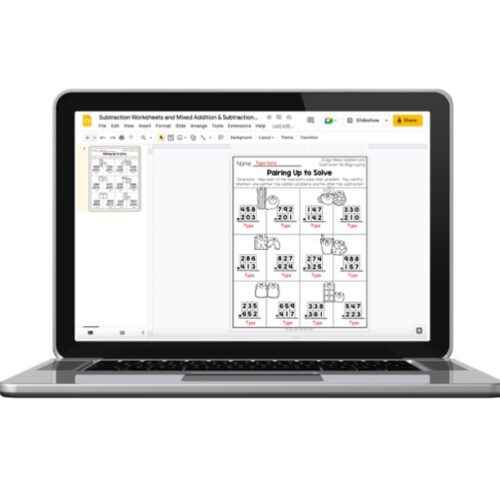 Digital 2nd Grade Math Worksheets - Mixed Addition and Subtraction 2 ...