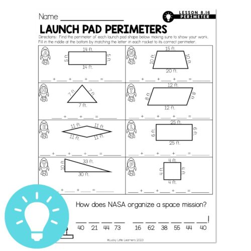 Lucky to Learn Math - Perimeter - Lesson 8.16 - Mini Lesson - Launch ...