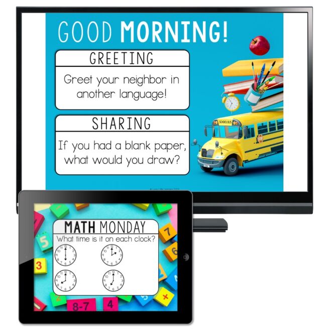 Morning Meeting Slides - Week 21 - Lucky Little Learners