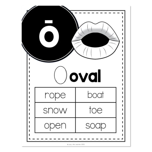 Lucky to Learn Phonics - Silent E - Long O - Phoneme Poster - Lucky ...