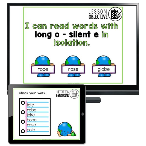Lucky to Learn Phonics - Silent E - Long O - Teaching Slides Level 1 ...