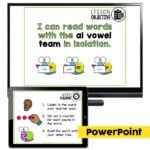 Lucky to Learn Phonics - Vowel Teams - Long A - Teaching Slides Level 1 ...
