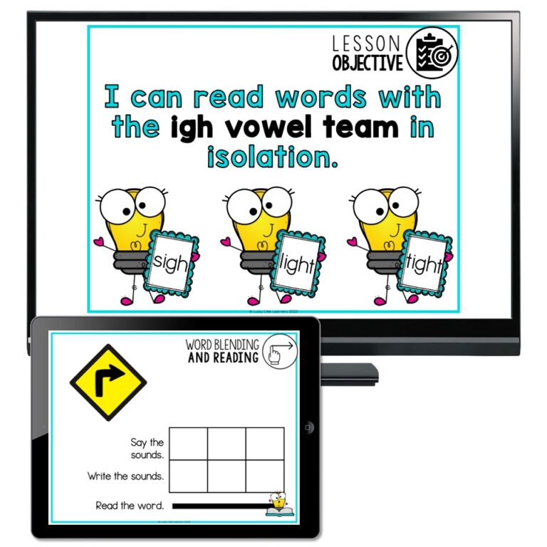 Lucky to Learn Phonics - Vowel Teams - Long I - Teaching Slides Level 1 ...