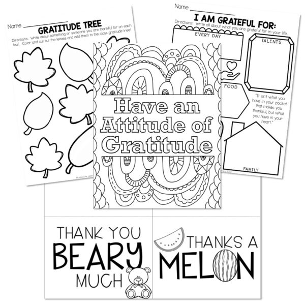 Gratitude Activities for Students - Lucky Little Learners