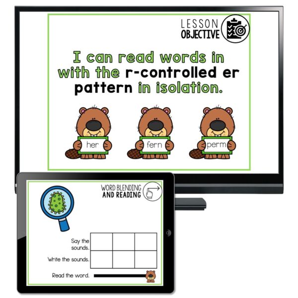Lucky to Learn Phonics - Other Vowels - R-Controlled ER IR UR ...