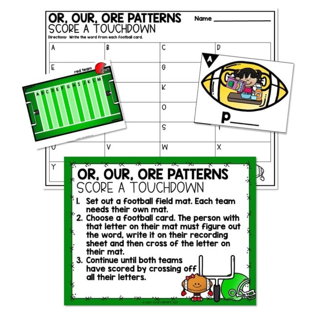 Lucky to Learn Phonics - Other Vowels - R-Controlled OR - 2nd Grade ...