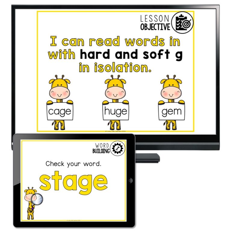 Lucky to Learn Phonics - Other Consonants - Soft and Hard C and G ...