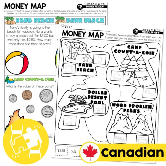 Lucky to Learn Math - Canadian Money - Money and Financial Literacy ...