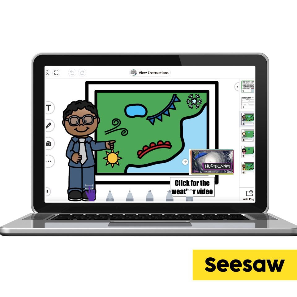 Digital Seesaw - 2nd Grade Writing Center - Research and Writing a ...