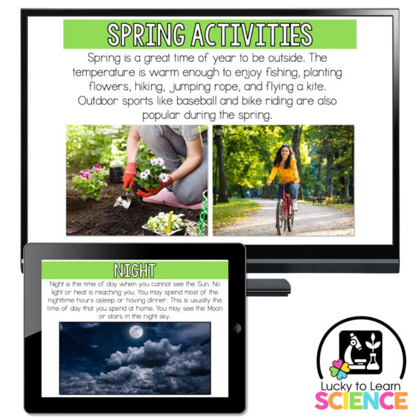 Lucky to Learn Science - Seasons and Day to Night - Teaching Slides ...