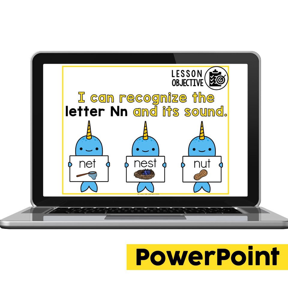 Lucky to Learn Phonics - Alphabet - Letter N - Teaching Slides ...