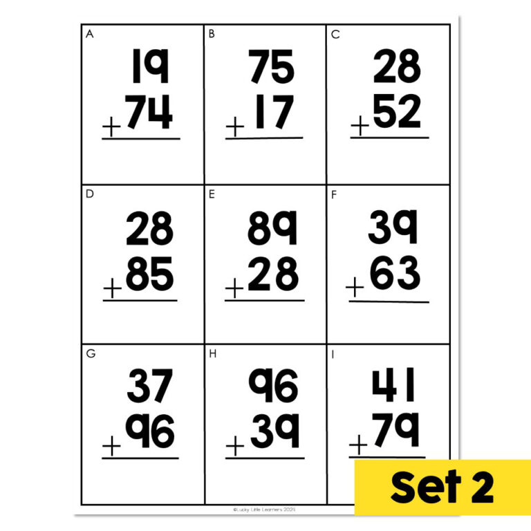 Toothy – Math – 1st & 2nd Grade – 2 Digit Addition with Regrouping ...