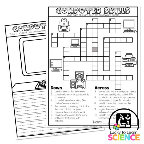 Lucky to Learn Science - Computer Skills - One-Pager - Lucky Little ...