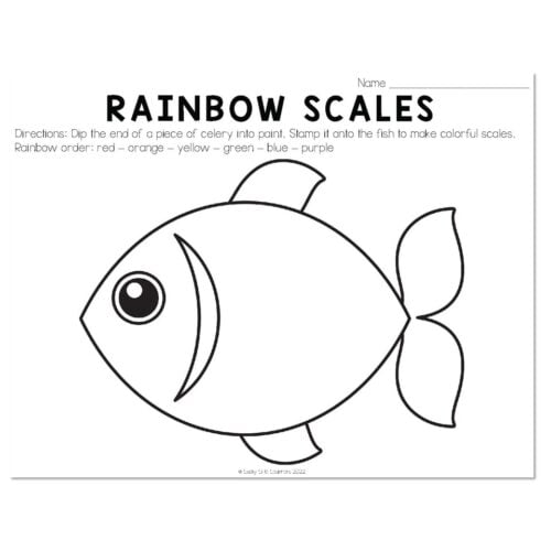 Classroom Transformation - Beach Day - Rainbow Scales