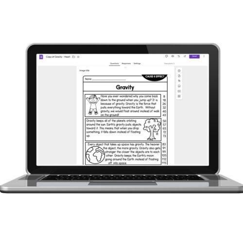 Digital 2nd Grade Reading Passages - Nonfiction Cause and Effect ...