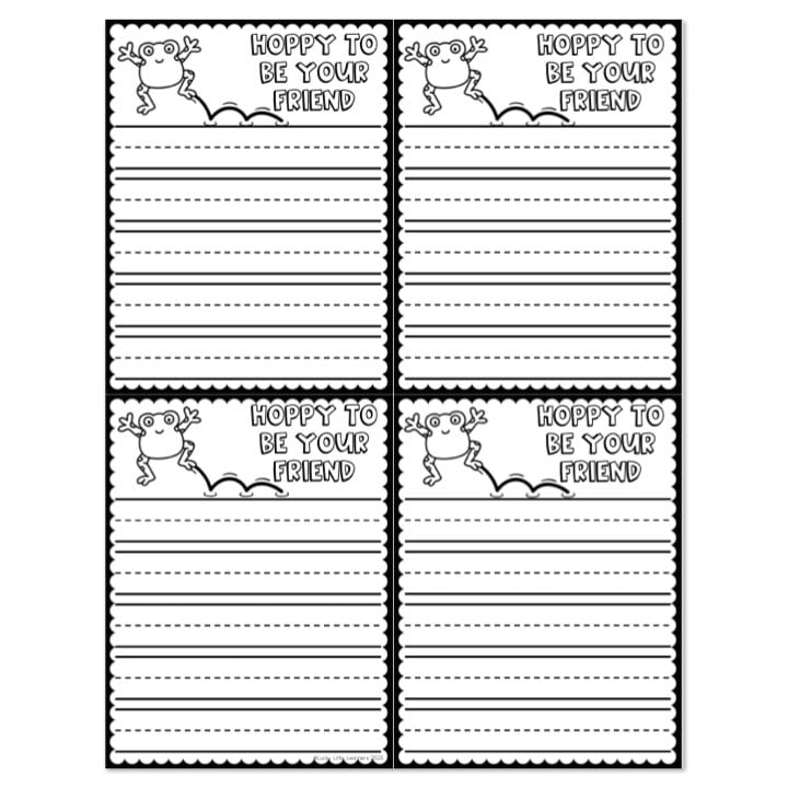 Monthly Writing Centers - April - Note - Hoppy to be Your Friend ...