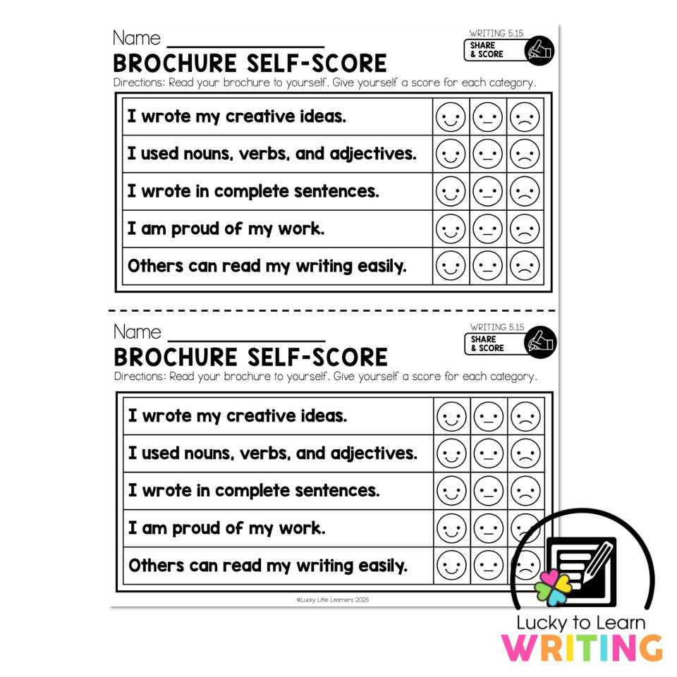 Lucky to Learn Writing - Unit 5 Other Types of Writing - Writing 5.15 ...